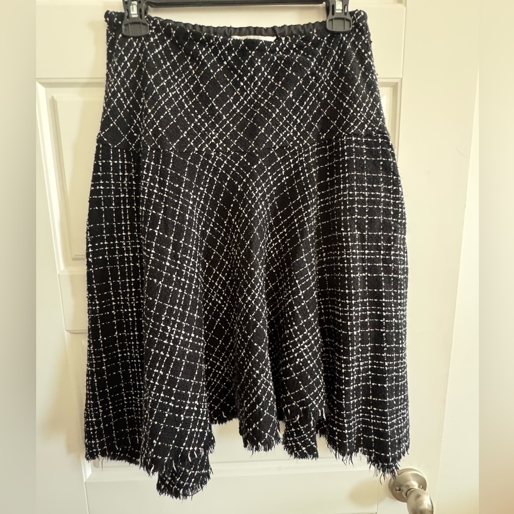 Black Tweed handkerchief Skirt